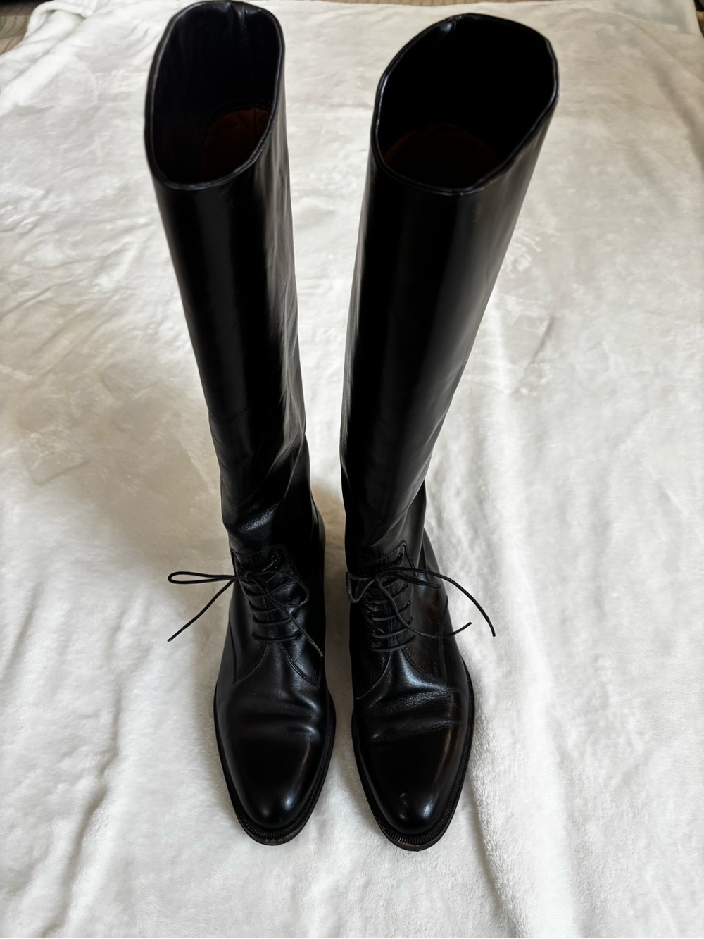 Italian leather Magli riding boots